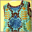 Blue Button Back Shirt front