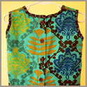 Blue Button Back Shirt back