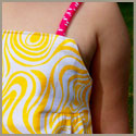 Let's Fly a Kite Dress front detail