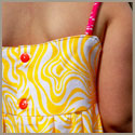 Let's Fly a Kite Dress back detail