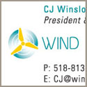 Wind Solutions     business card