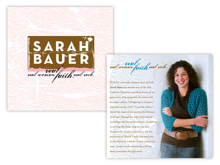 Sarah Bauer     CD packaging and photography